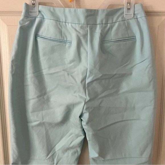 Anne Klein Women’s Light‎ Blue High Rise Tapered Leg Career Office Trouser Pants - Picture 10 of 16